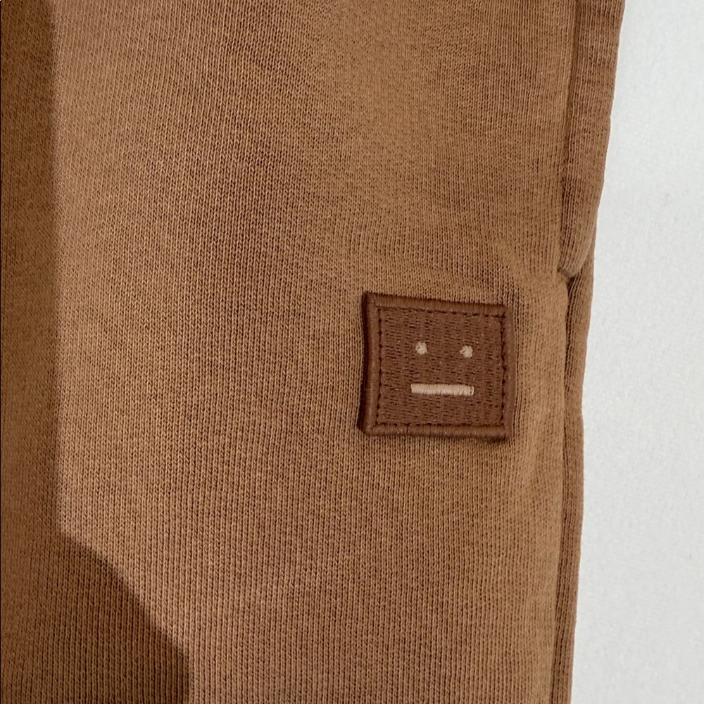 Acne Studios Sweat Shorts Size XXS Light Tan Brown 100% Organic Cotton Like New - Picture 2 of 9